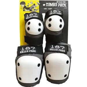 187 Combo Pack Knee/Elbow Pad Set - Grey