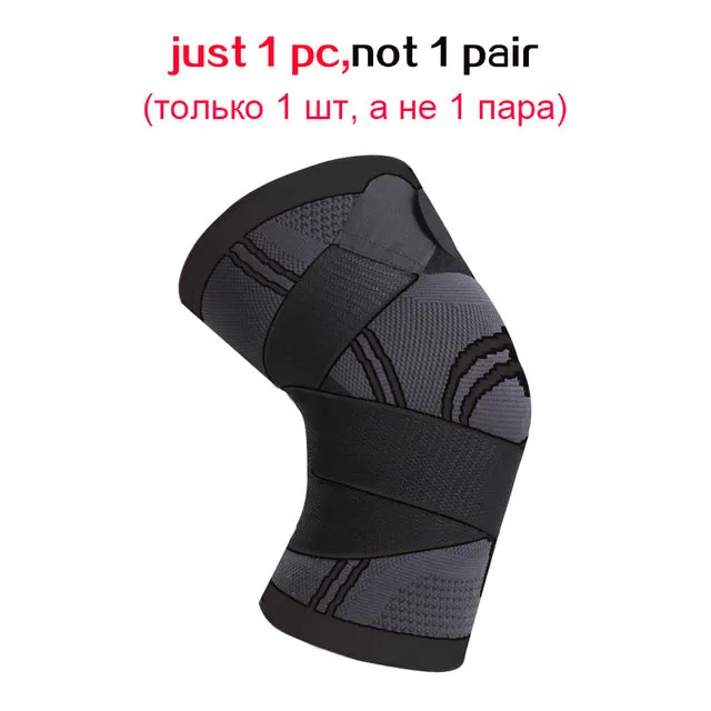 1Pcs Unisex Sports Knee Pads Compression Joint Relief Arthritis Running Fitness Elastic Bandage Knee Pads Basketball Volleyball