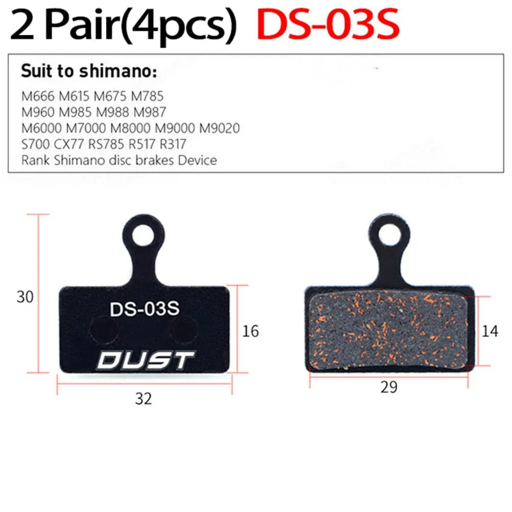 2 Pair (4pcs) MTB Bicycle Hydraulic Disc Ceramics Brake Pads For b01s SRAM AVID HAYES  Magura ZOOM Cycling Bike Part