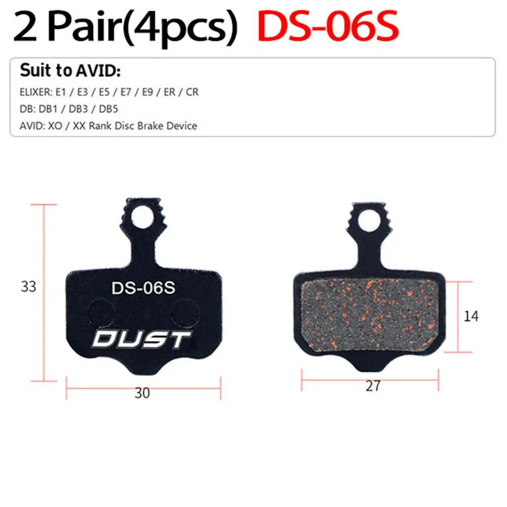 2 Pair (4pcs) MTB Bicycle Hydraulic Disc Ceramics Brake Pads For b01s SRAM AVID HAYES  Magura ZOOM Cycling Bike Part