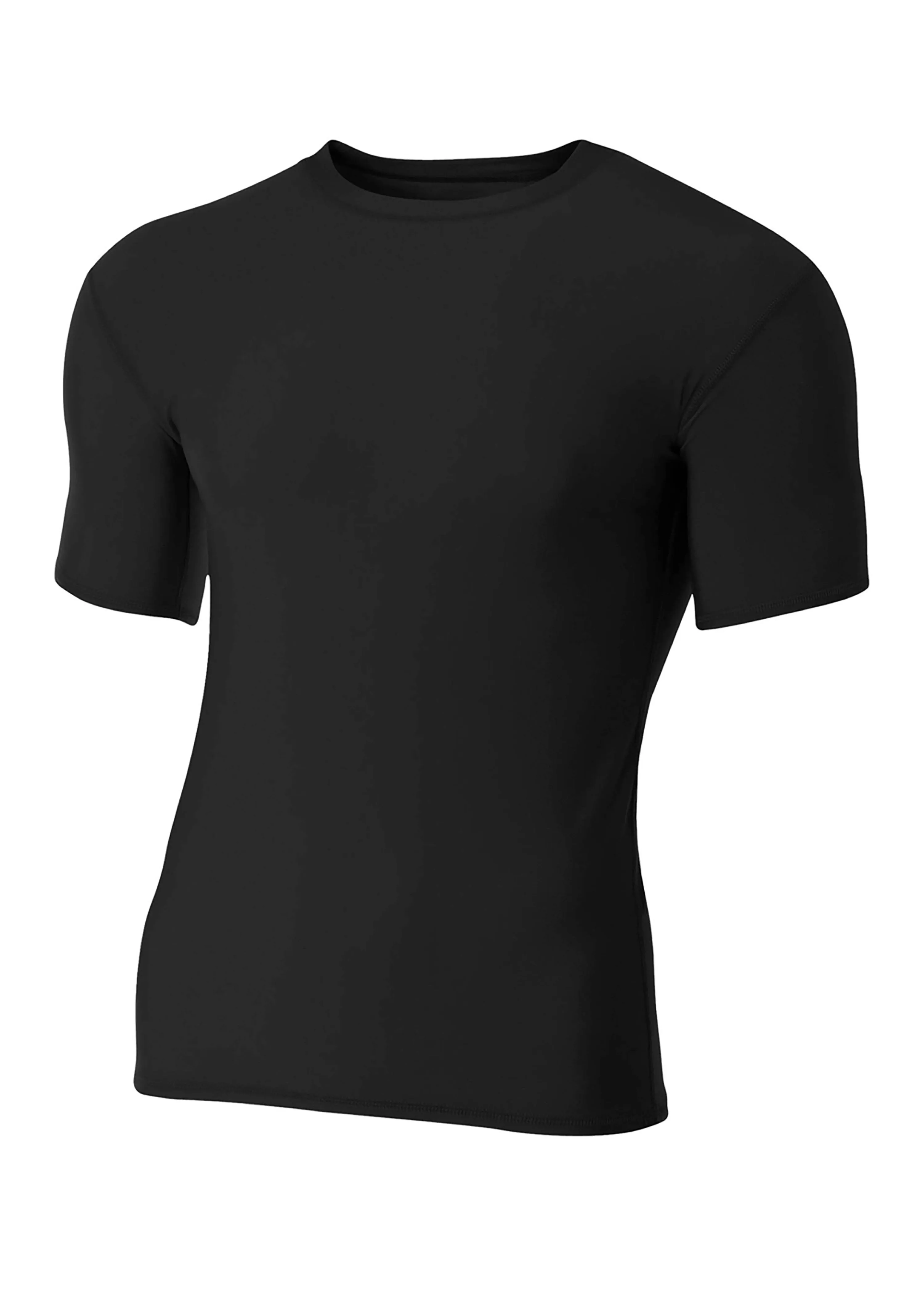 A4 Mens Short Sleeve Compression Crew