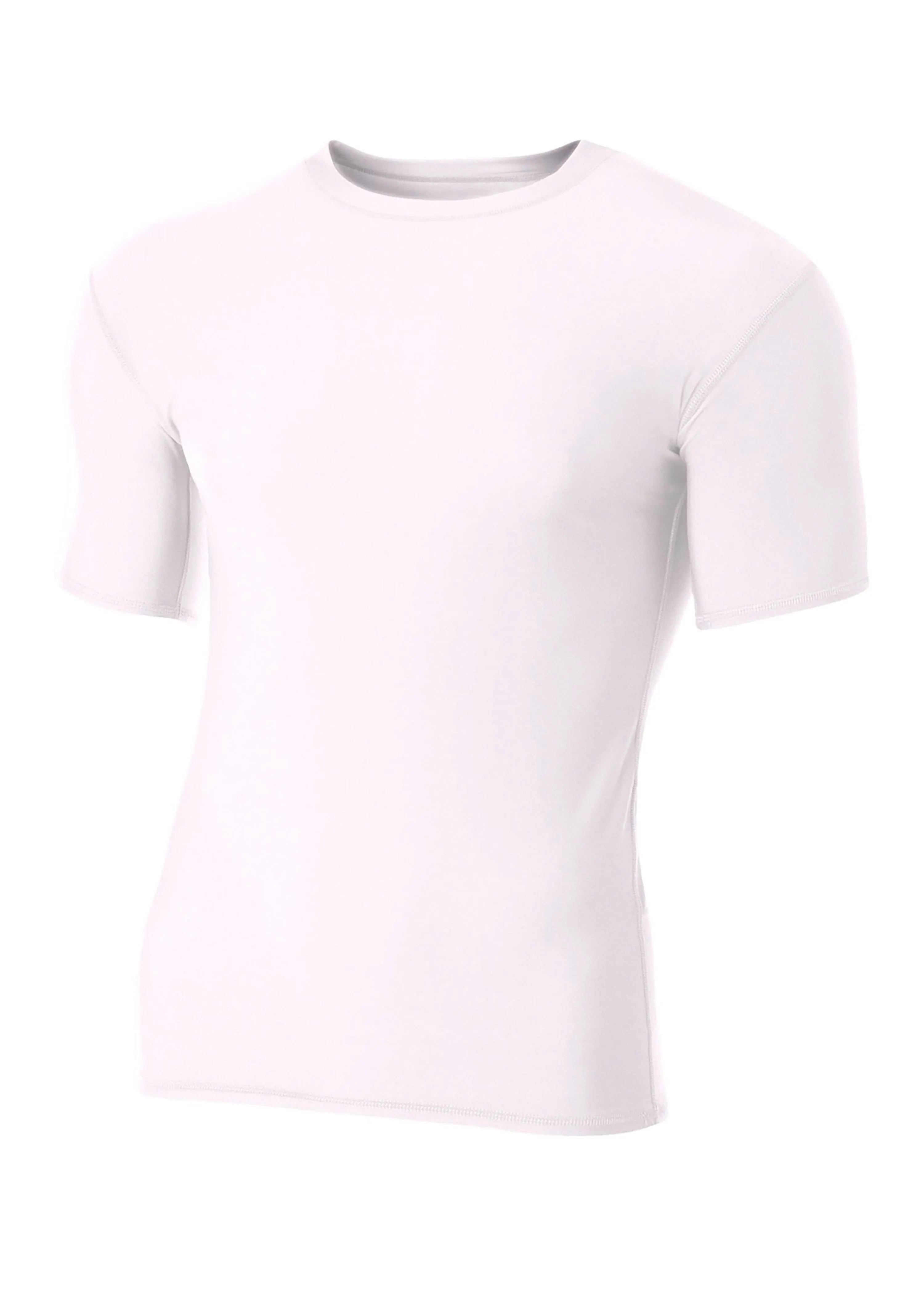 A4 Mens Short Sleeve Compression Crew