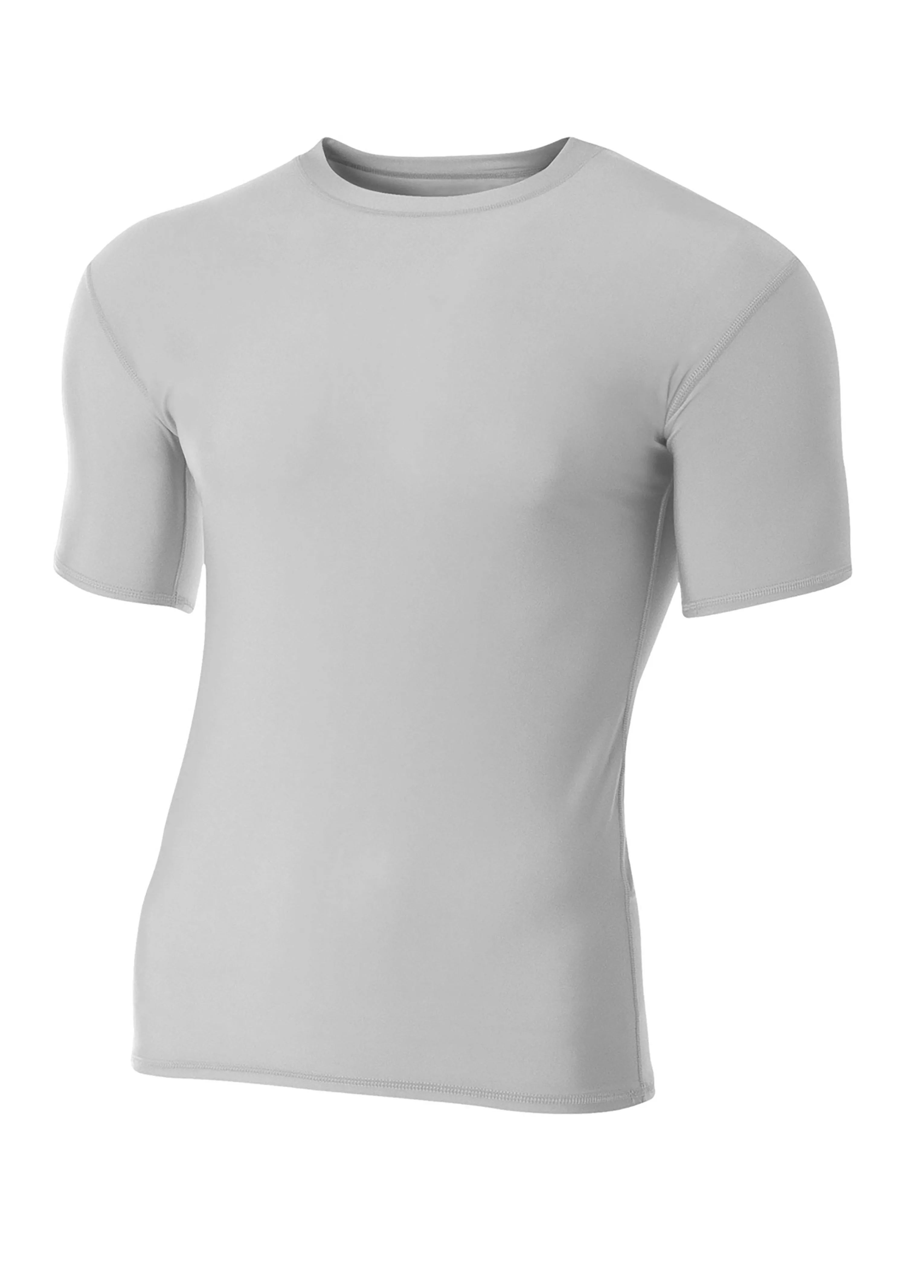 A4 Mens Short Sleeve Compression Crew