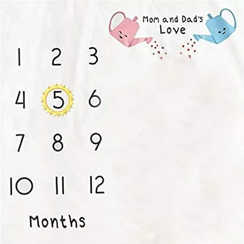 Babymoon Mom and Dad Photoshoot Bedsheet | Swaddle | 100 x 100 cm