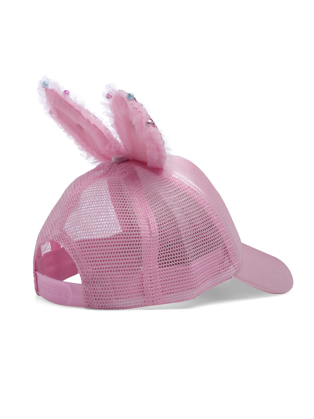 Babymoon Rabbit Ears Summer Cap Hat - Pink