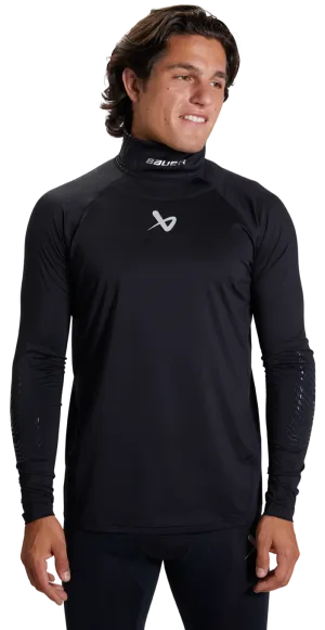 Bauer Neck Protector Long Sleeve Top Senior