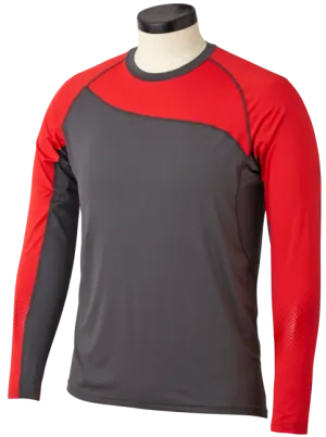 Bauer S19 Pro Long-Sleeve Baselayer Boys Top (Red)