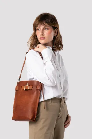 Brown Leather Backpack Purse - All Sizes