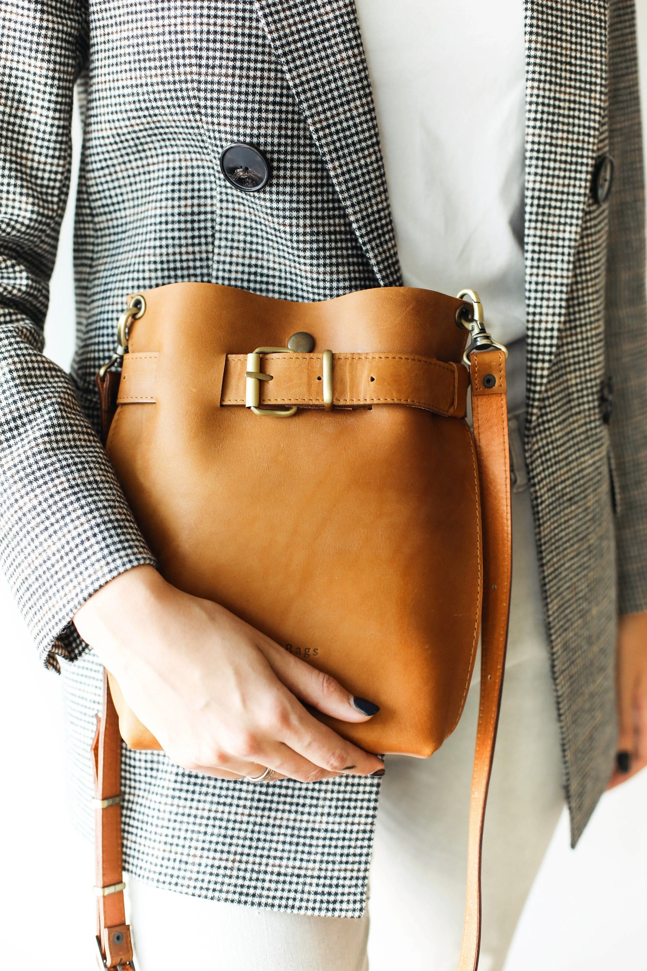 Brown Small Leather Bag