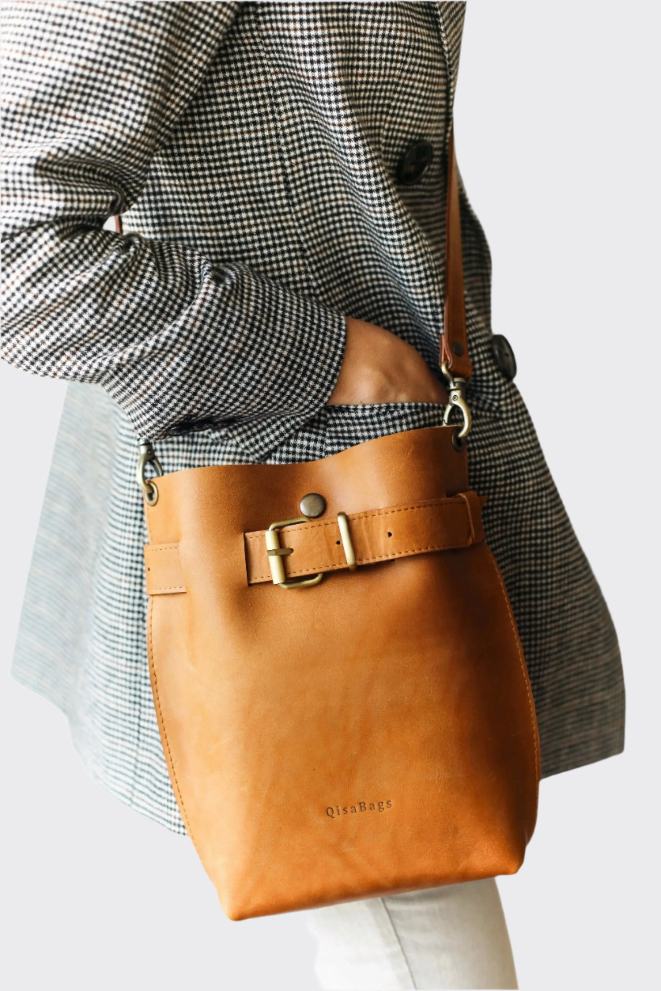 Brown Small Leather Bag