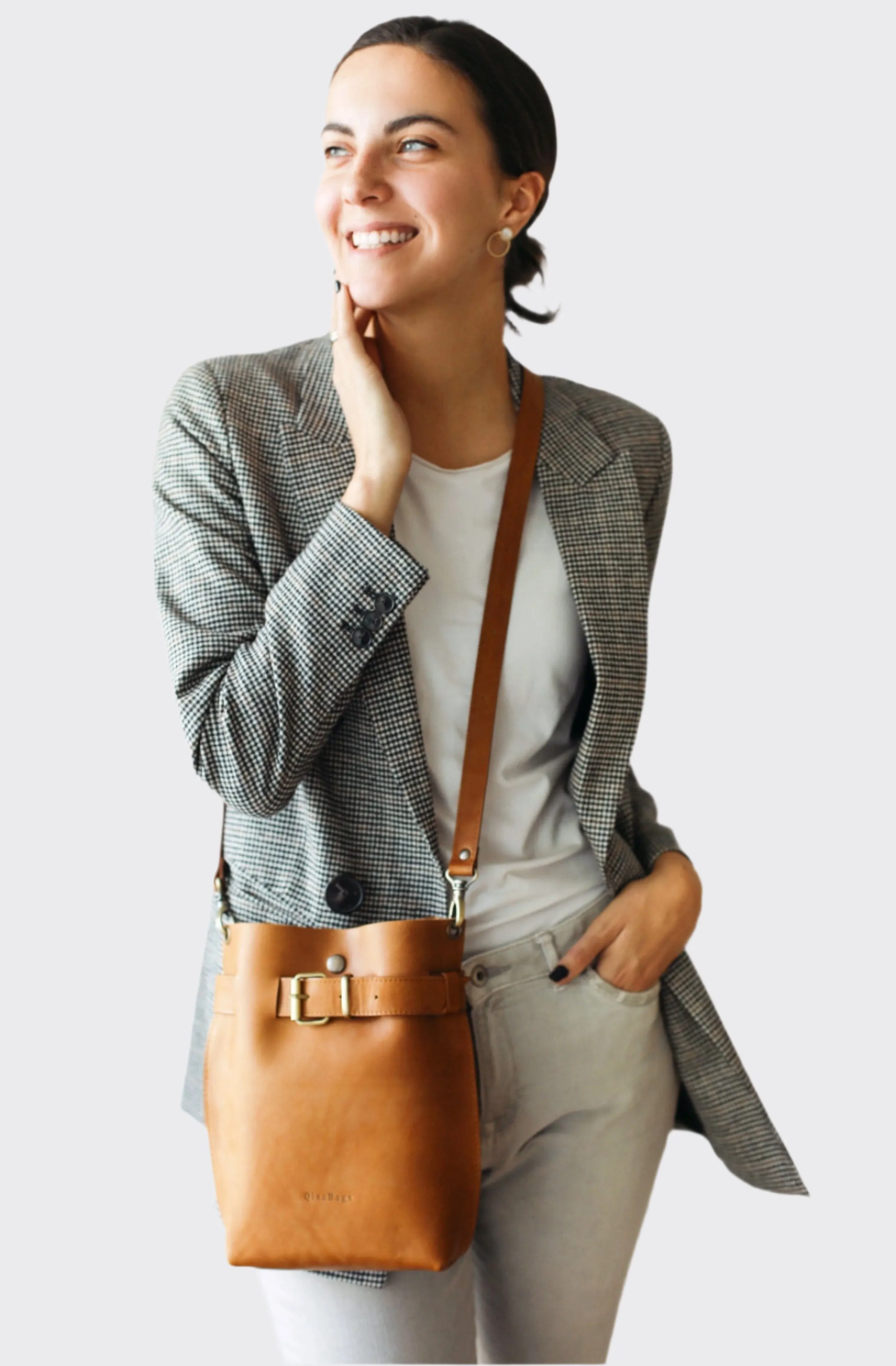 Brown Small Leather Bag