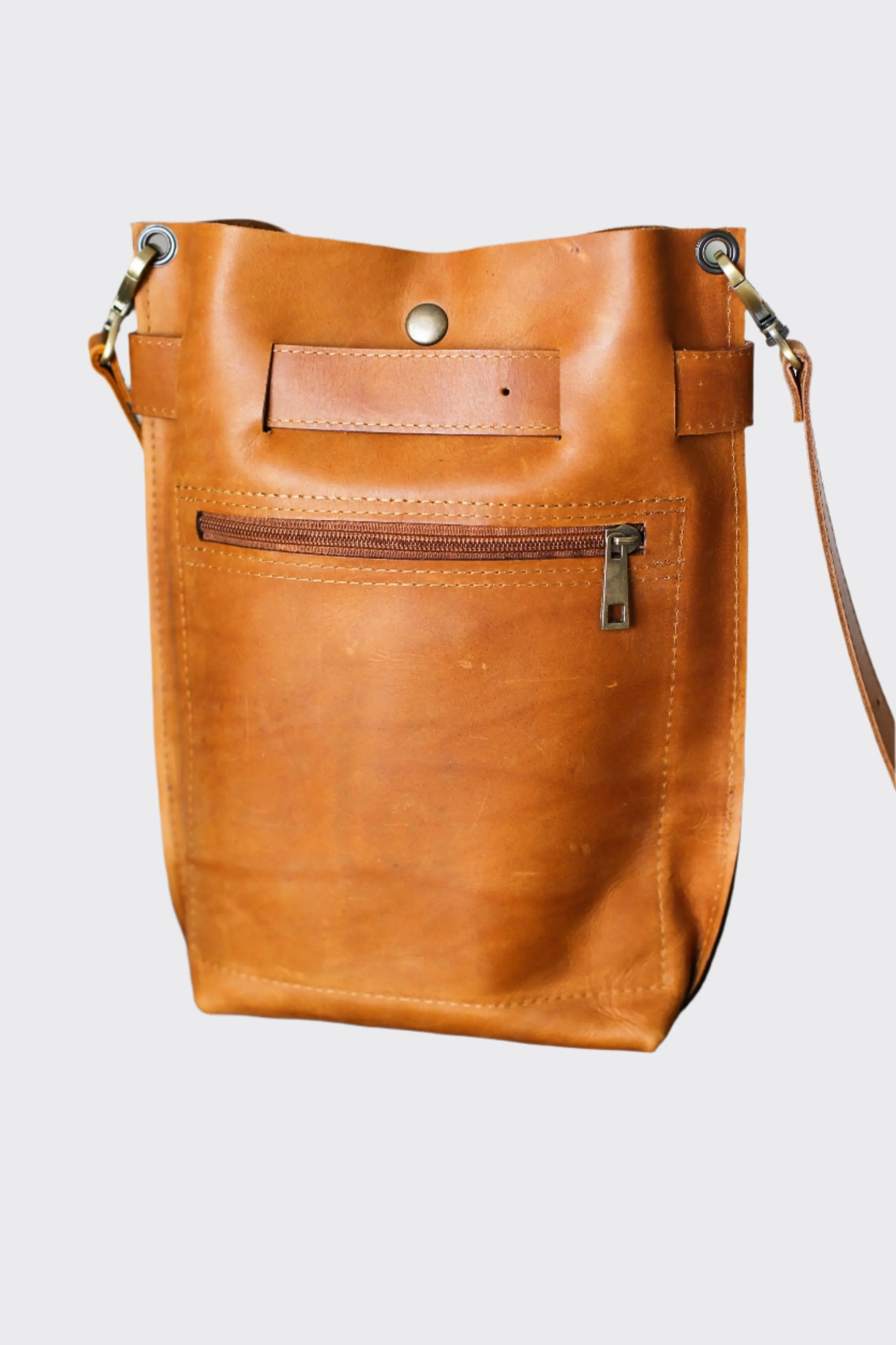 Brown Small Leather Bag