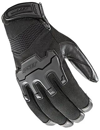 Close Out Joe Rocket Eclipse Mens Black Leather Gloves Size Medium