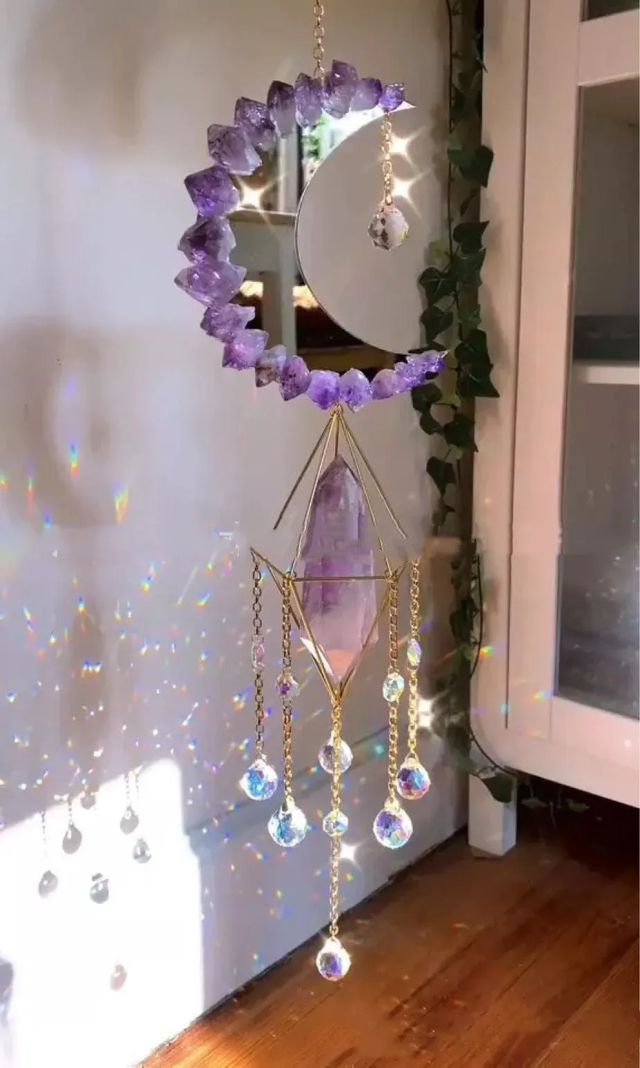 Crystal Wind Chimes Amethyst Wind Chimes