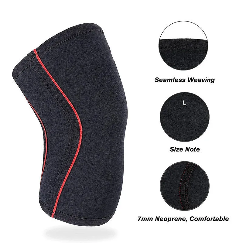 Exercise  Running Pain Management Arthritis Pain  7mm   Weightlifting Squat FitnessKnee Pads Sleeves (One Pair) Knee Pads Support