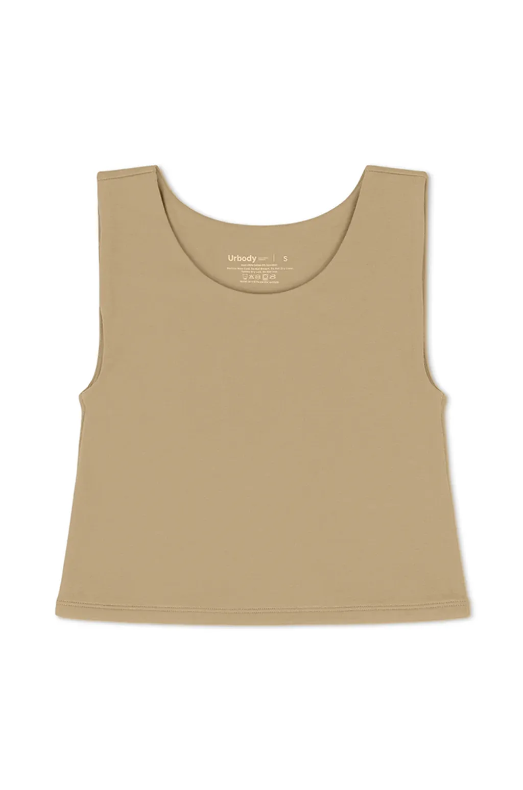 Half Tank Cotton Compression Top