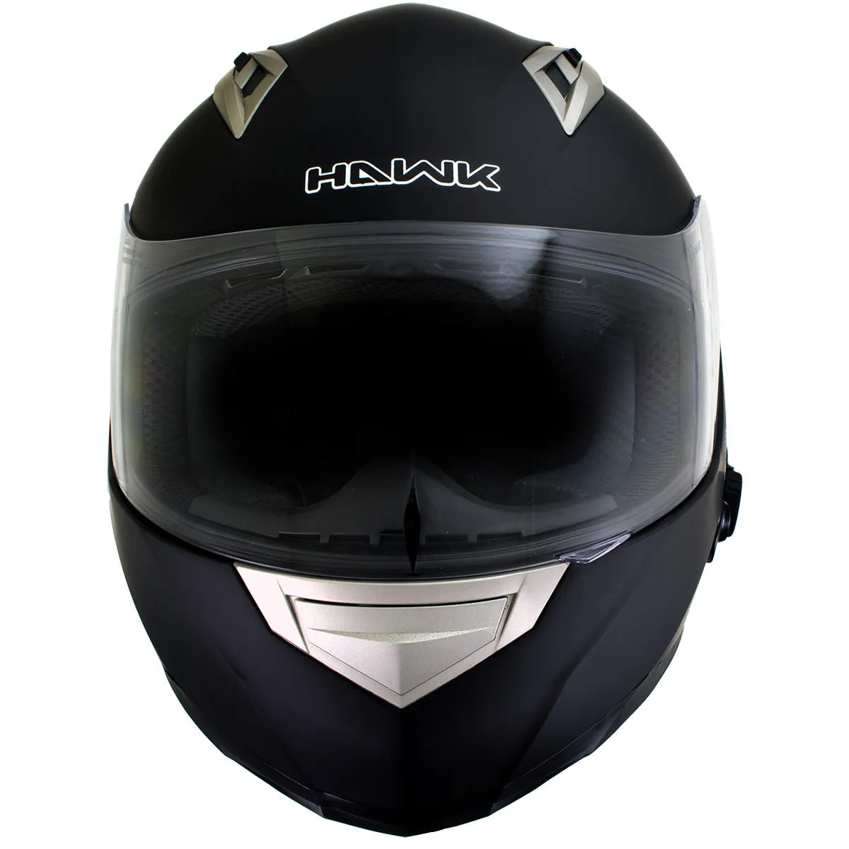 Milwaukee Helmets H500 Flat Black 'Chit-Chat' Black Full Face Motorcycle Helmet with Wireless Communication