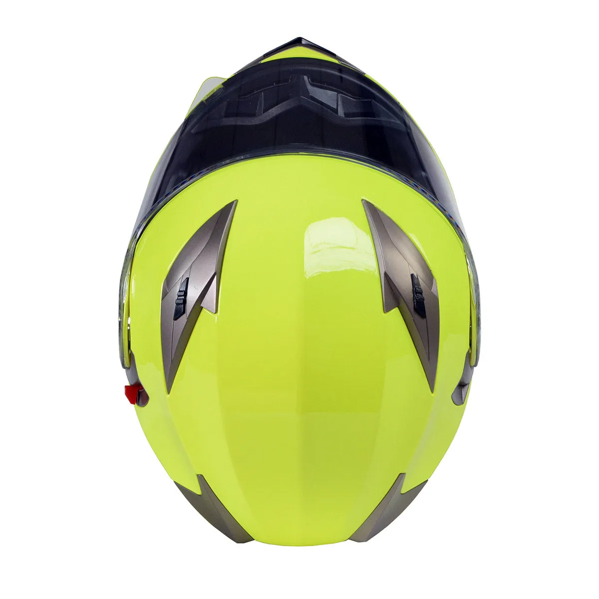 Milwaukee Helmets MPH9809DOT 'Ionized' Neon Yellow Advanced Motorcycle