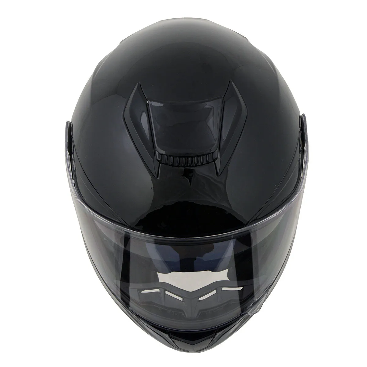 Milwaukee Helmets MPH9836DOT 'Sweeper' Gloss Black Advanced Motorcycle