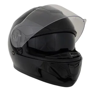 Milwaukee Helmets MPH9836DOT 'Sweeper' Gloss Black Advanced Motorcycle