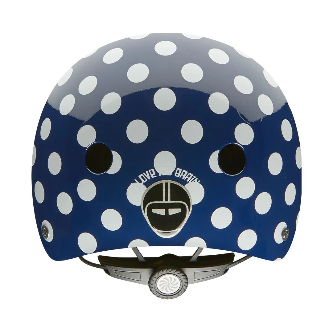 Navy Dots Street Helmet