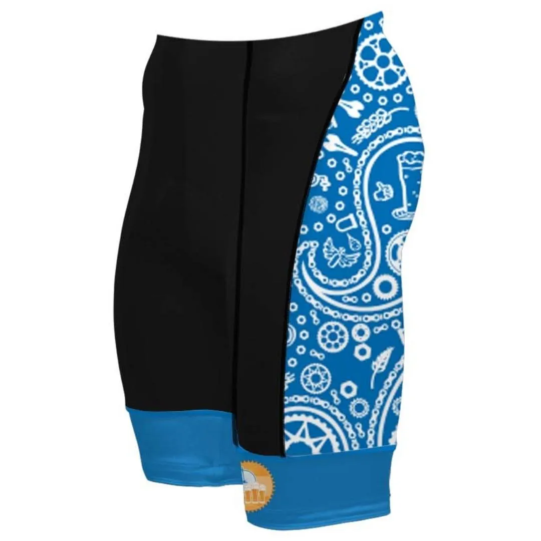 Paisley Chain Cycling Shorts