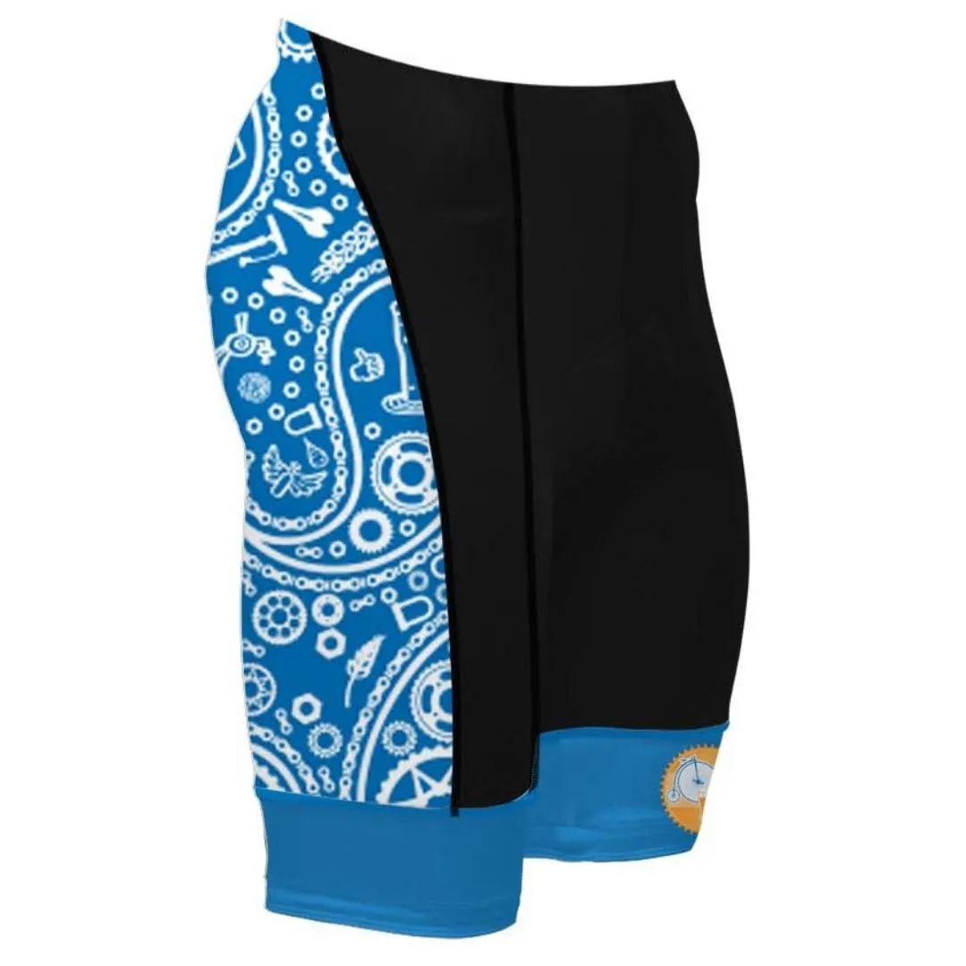 Paisley Chain Cycling Shorts