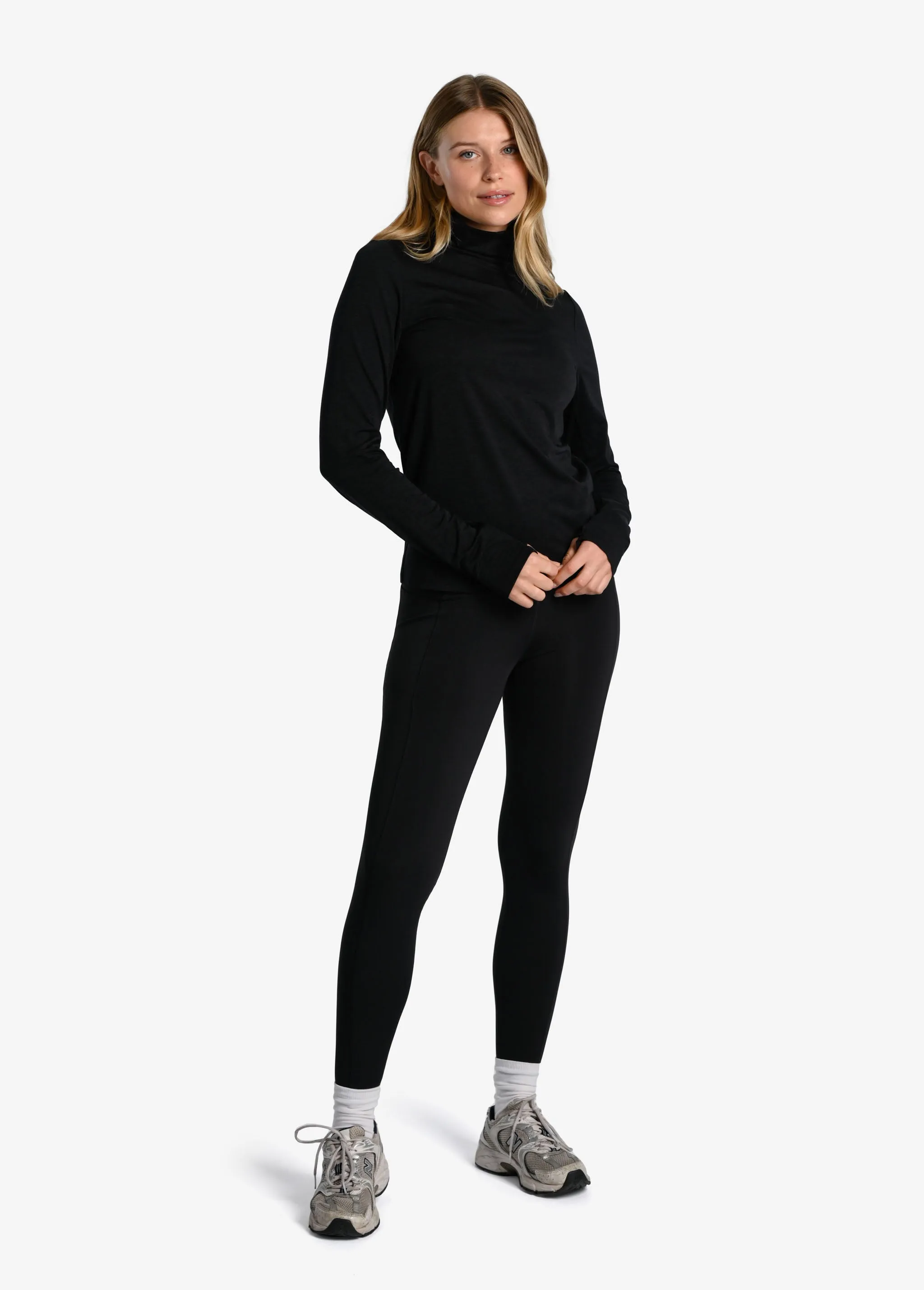 Performance Wool Moisture-Wicking Turtleneck