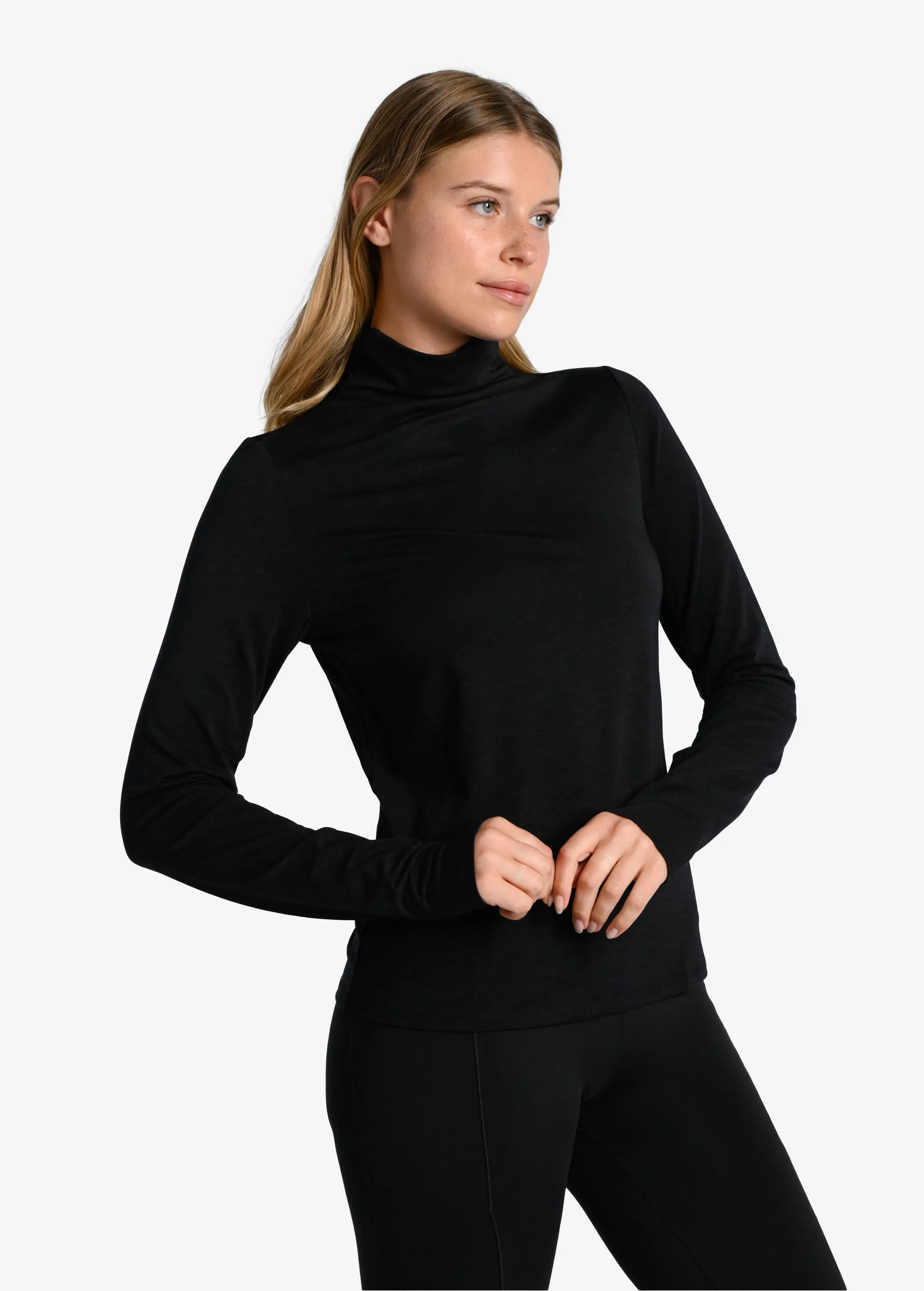 Performance Wool Moisture-Wicking Turtleneck