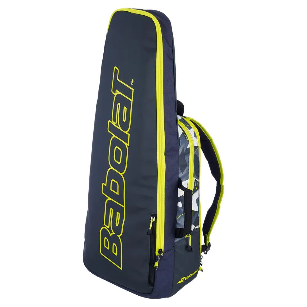 Pure Aero Tennis Backpack Grey and Yellow