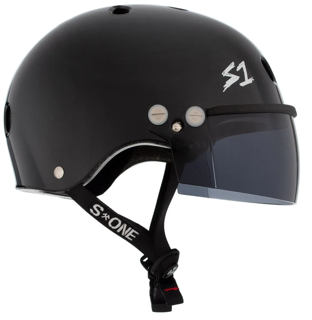 S-ONE VISOR LIFER HELMET - GEN 2 - BLACK GLOSS