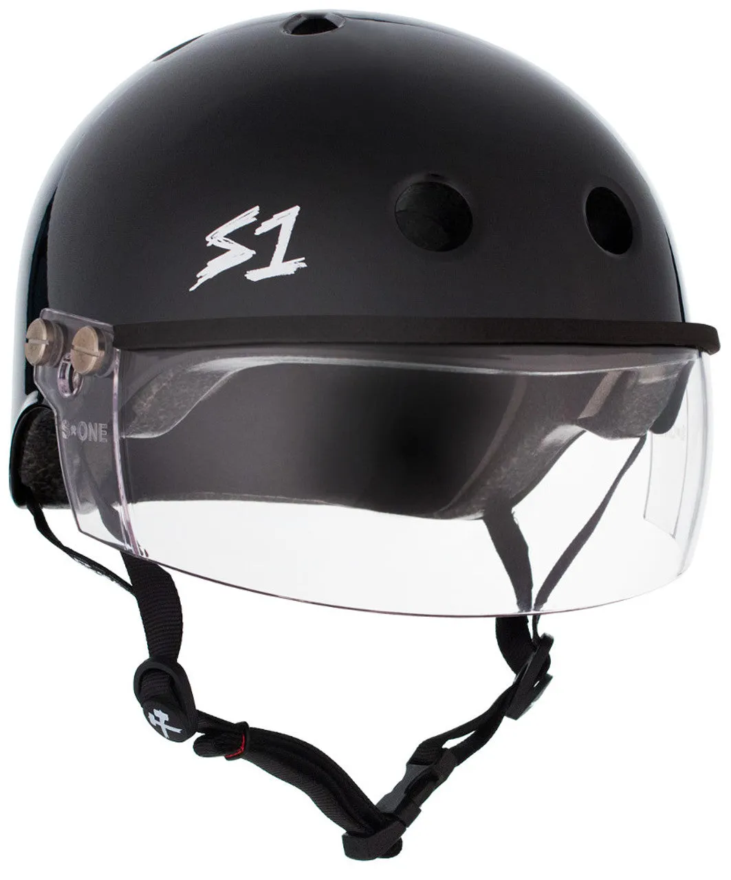 S-ONE VISOR LIFER HELMET - GEN 2 - BLACK GLOSS