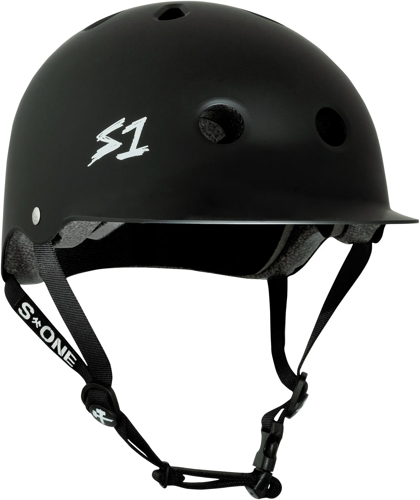 S1 Lifer Brim Helmet - Black Matte