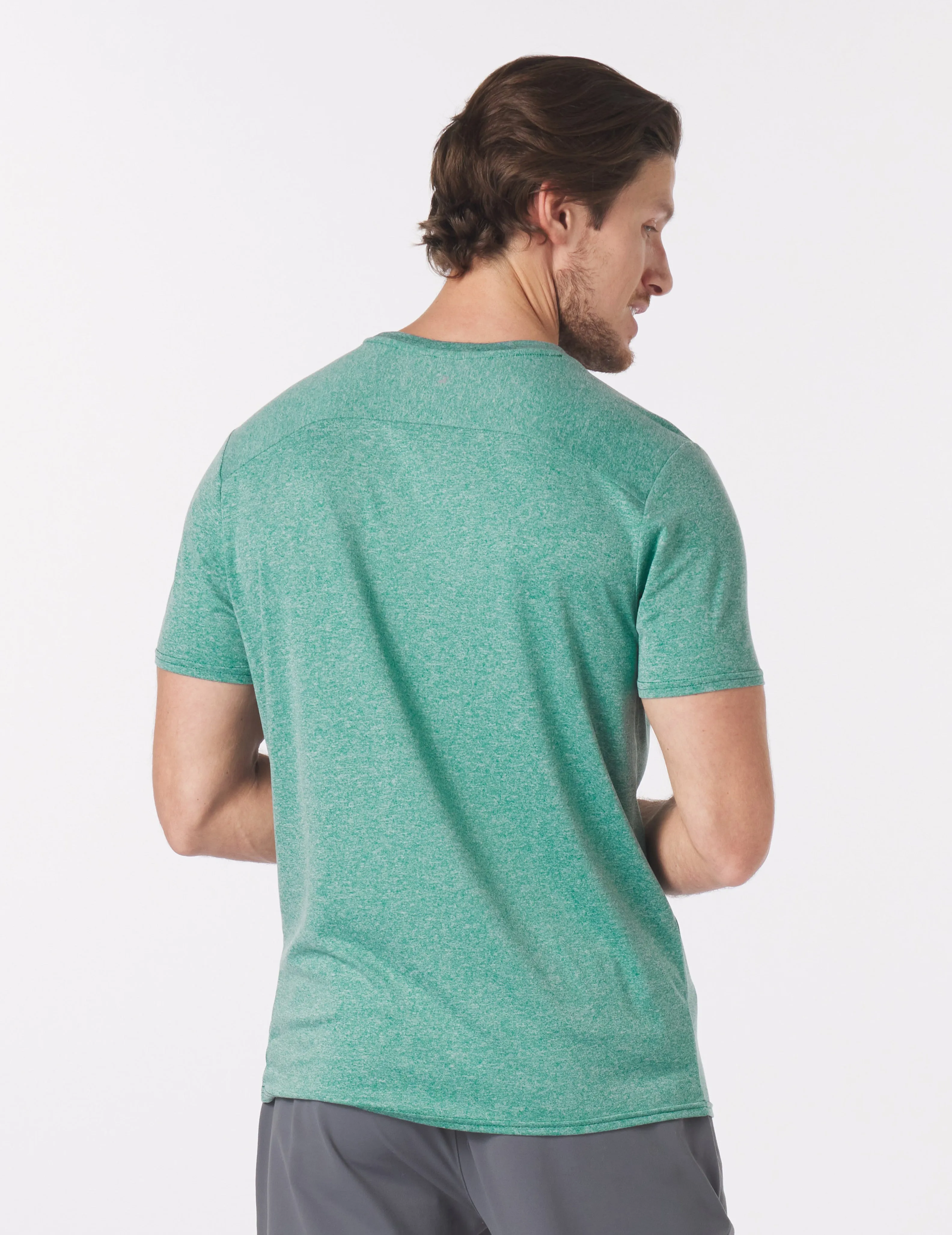 Salton Short Sleeve: Emerald Heather