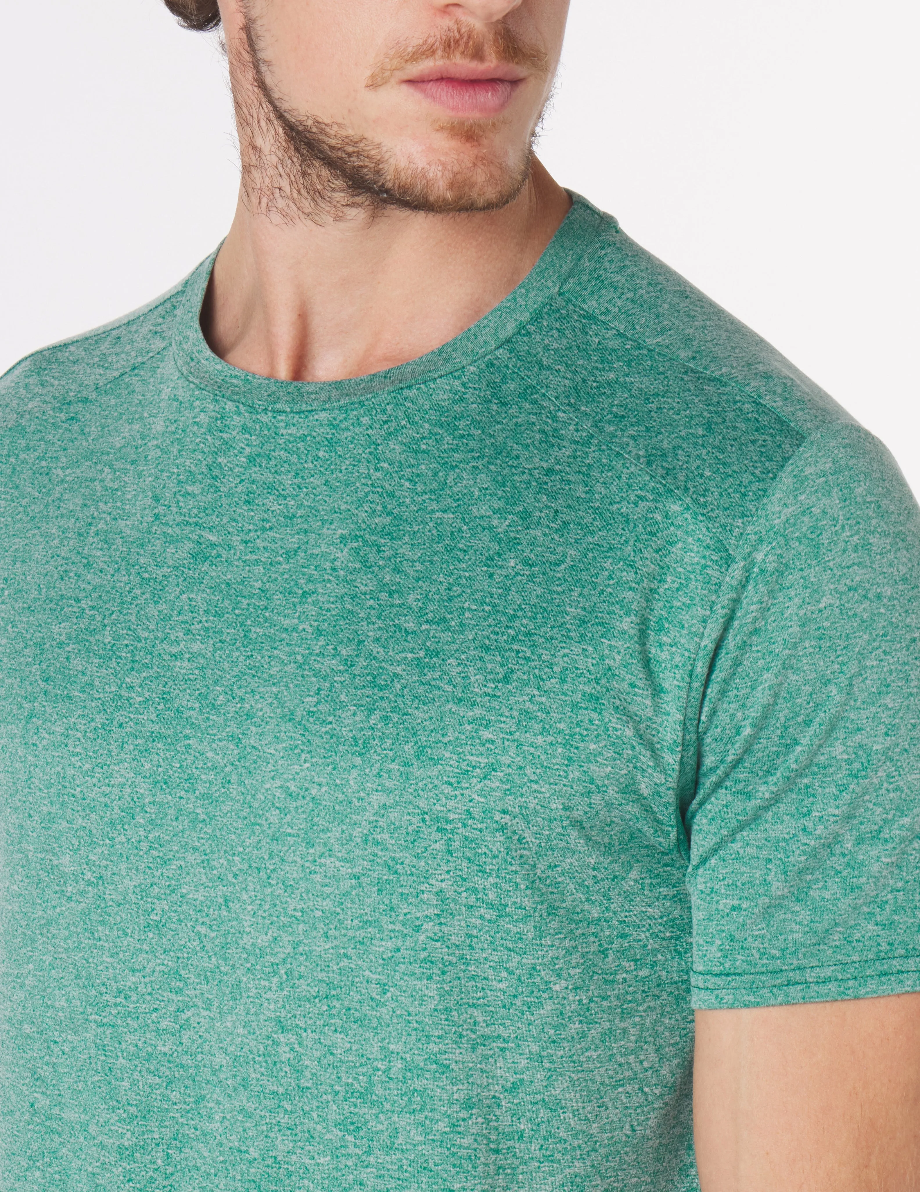 Salton Short Sleeve: Emerald Heather