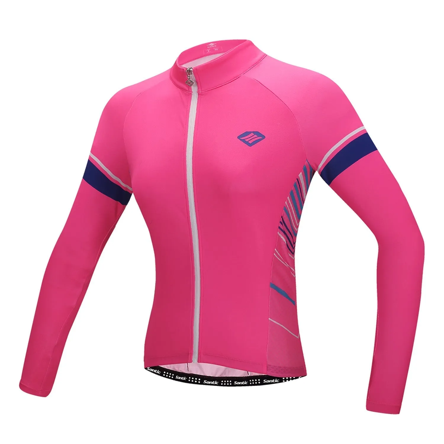 Santic Afarna pink Women Jersey Long Sleeve