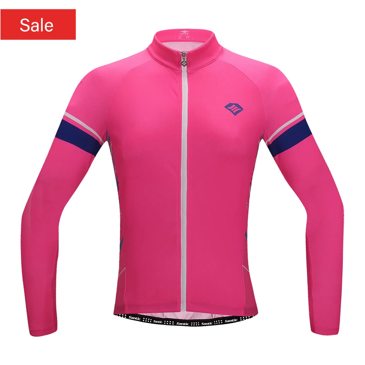 Santic Afarna pink Women Jersey Long Sleeve