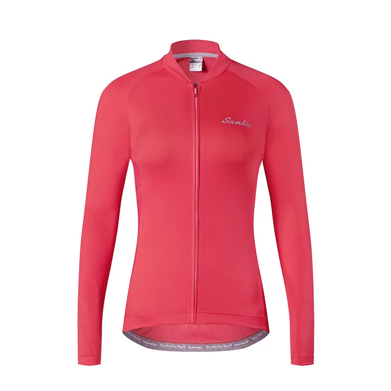 Santic Light Miss Pink Women jersey Long Sleeve