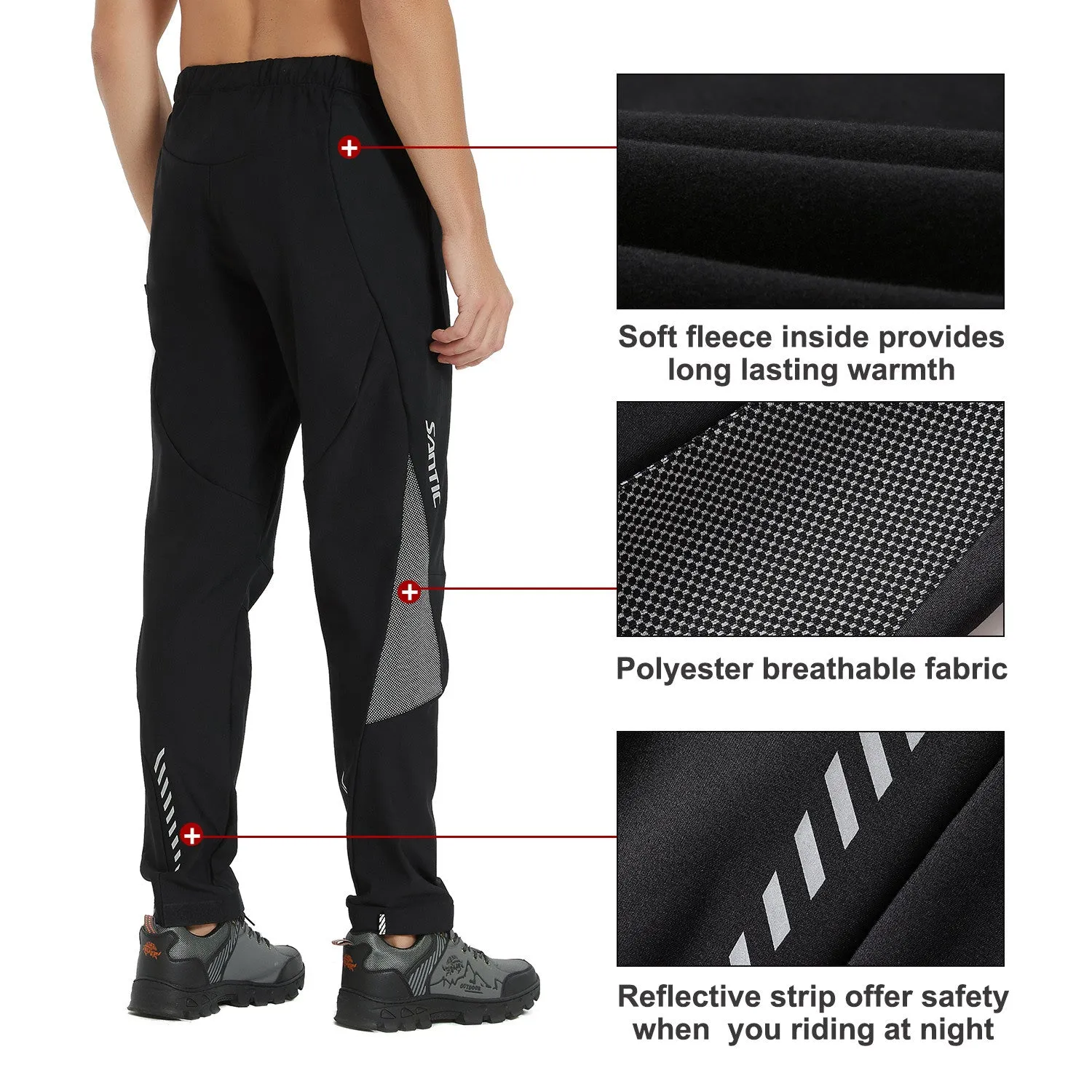 Santic Straight Leisure Cycling Pants No padded