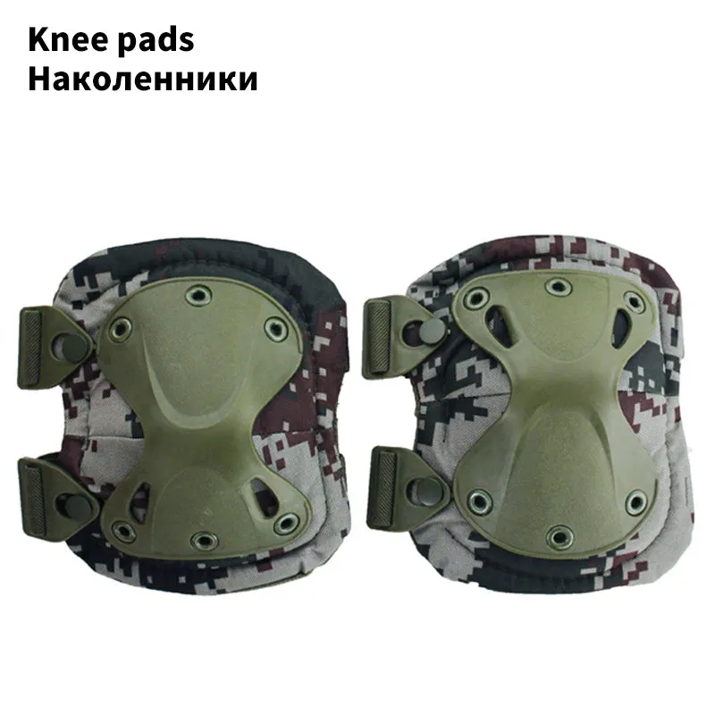 Tactical Knee Pads Pad Elbow CS Military Protector Army Airsoft Outdoor Sport Hunting Knee Padspad Safety Gear Knee Pads Protective Pads