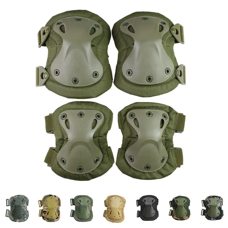 Tactical Knee Pads Pad Elbow CS Military Protector Army Airsoft Outdoor Sport Hunting Knee Padspad Safety Gear Knee Pads Protective Pads