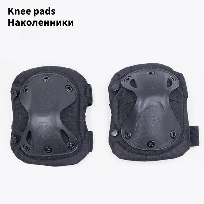 Tactical Knee Pads Pad Elbow CS Military Protector Army Airsoft Outdoor Sport Hunting Knee Padspad Safety Gear Knee Pads Protective Pads